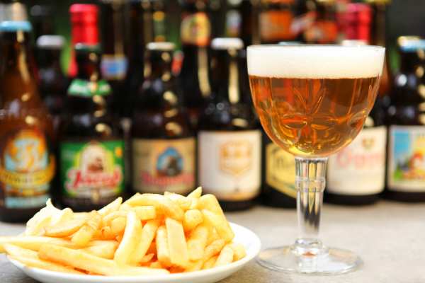 Belgian beer and fries