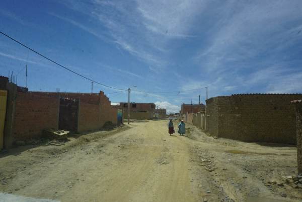 El Alto neighborhood above La Paz