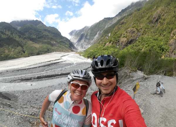 Michele and Cristian at Franz Glacier