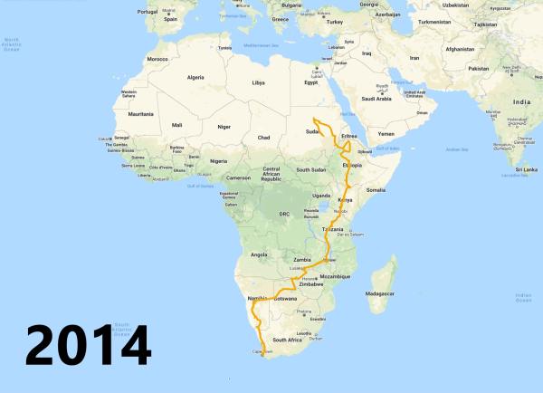 tour d'afrique bike