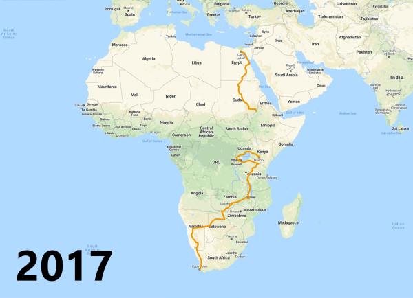 tour d'afrique bike