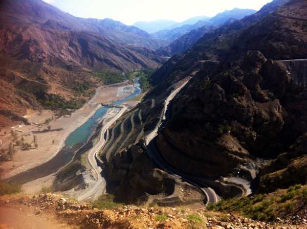 switchbacks to get over new dam