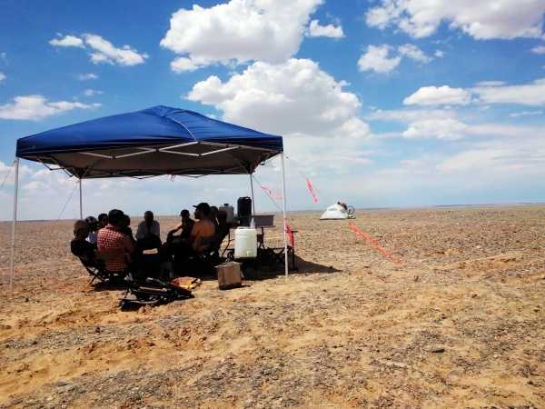 High desert, high temperatures, low clouds
