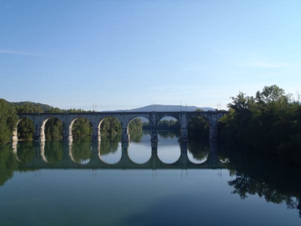 Italy - Morning on the river