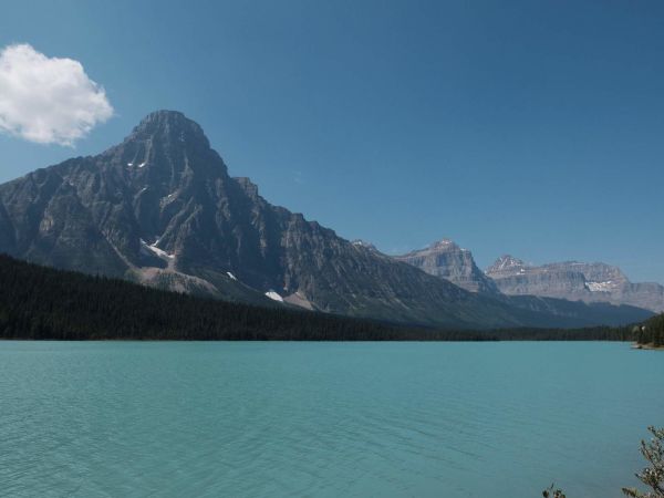 One of many idyllic lakes south of Jasper.