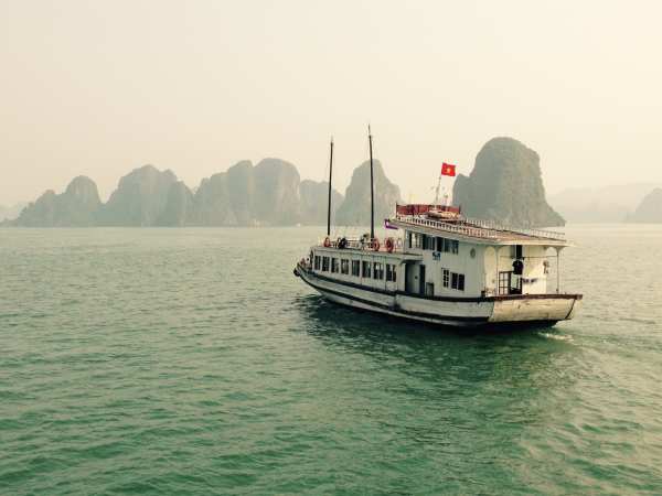 Boat in Ha Long Bay