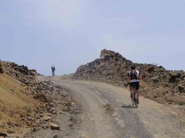 Riders face their first challenging terrain just days out of Beijing