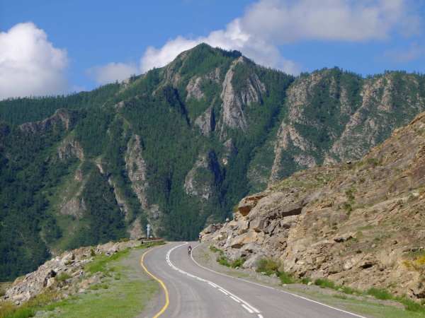 the dramatic scenery of the altai republic