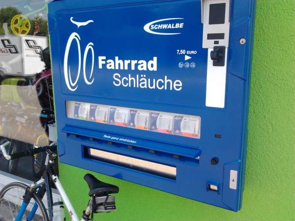 bicycle tube vending machine