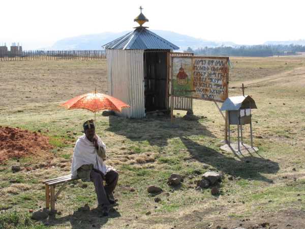 roadside church in ethiopia