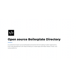 Open Source Boilerplates favicon