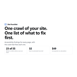 Site Punchlist favicon