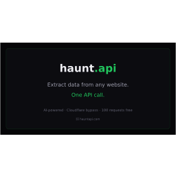 Haunt Web Extractor favicon