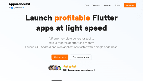 ApparenceKit's website screenshot