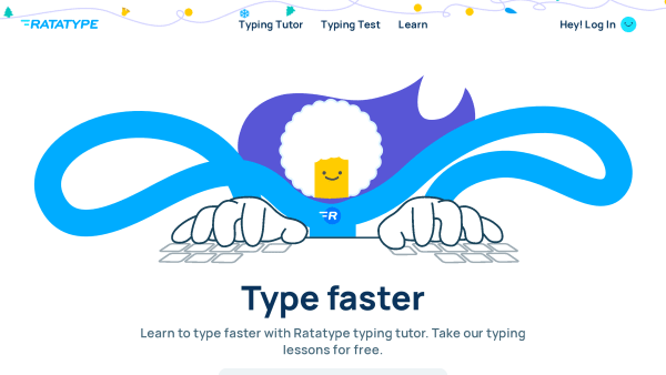 Ratatype's website screenshot