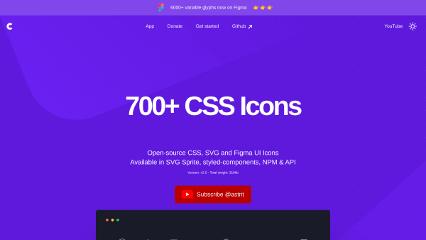 css.gg's website screenshot