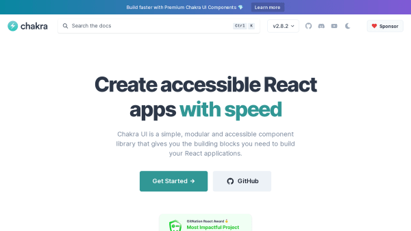 Chakra's website screenshot