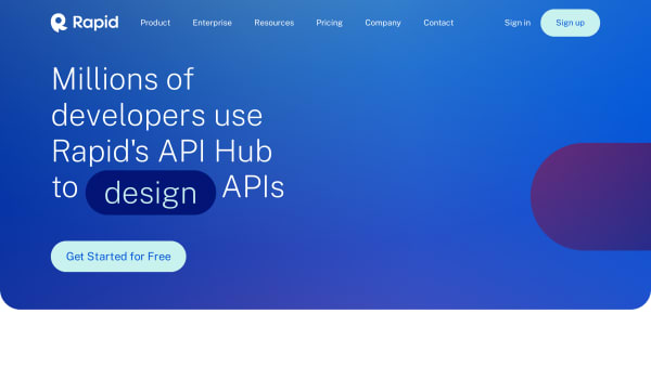 RapidAPI's website screenshot