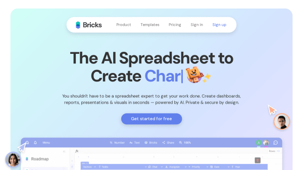 Briks's website screenshot