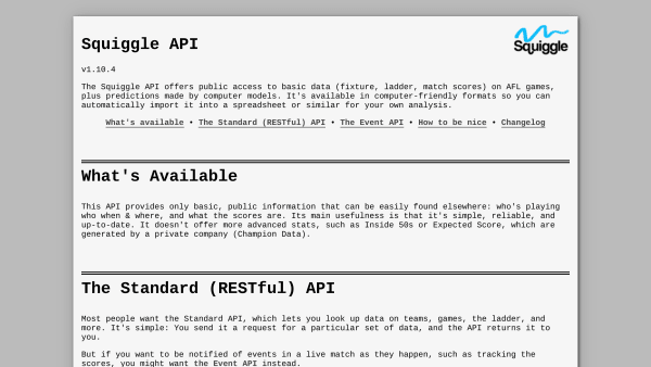 Squiggle's website screenshot
