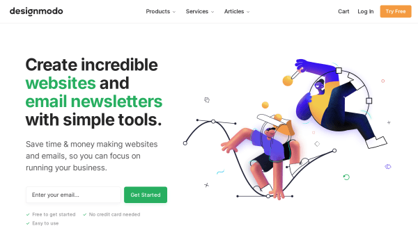 Designmodo's website screenshot
