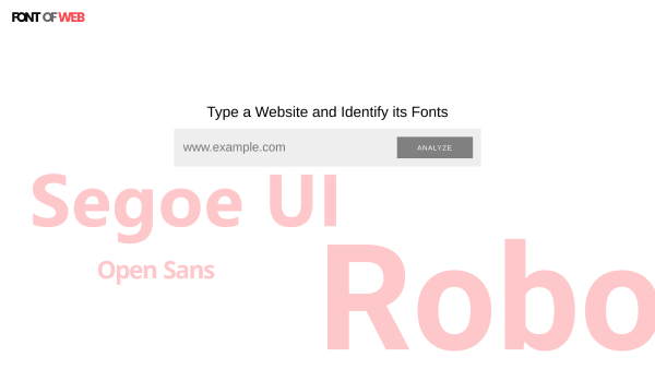 Font Of Web's website screenshot
