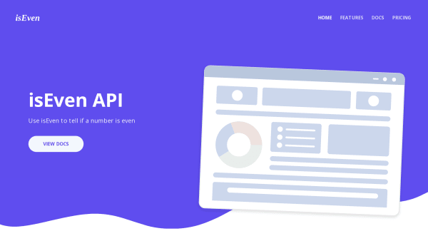 isEven (humor)'s website screenshot