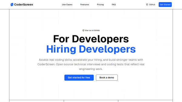 CoderScren's website screenshot