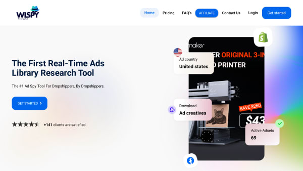 WLSpy's website screenshot