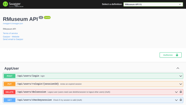 Ganjoor's website screenshot