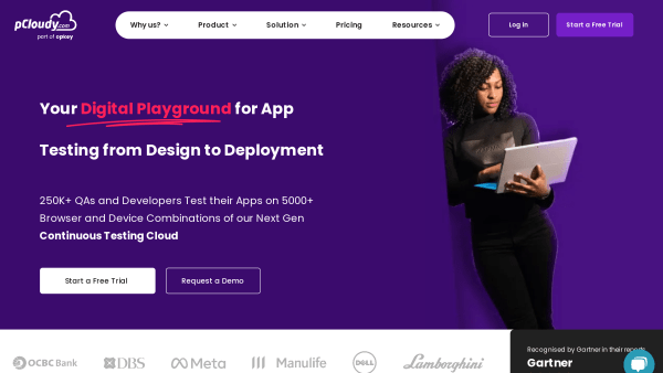 pCloudy's website screenshot