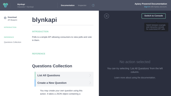 Blynk-Cloud's website screenshot