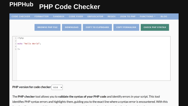 PHPhub's website screenshot