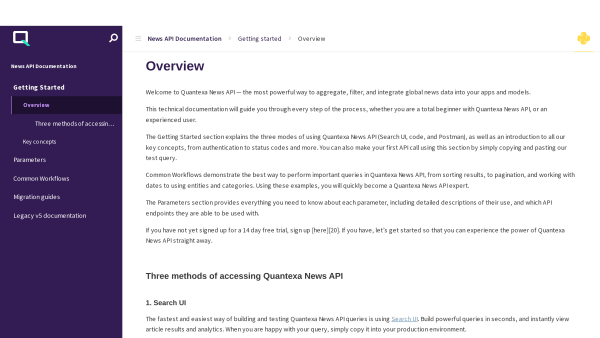 Aylien Text Analysis's website screenshot