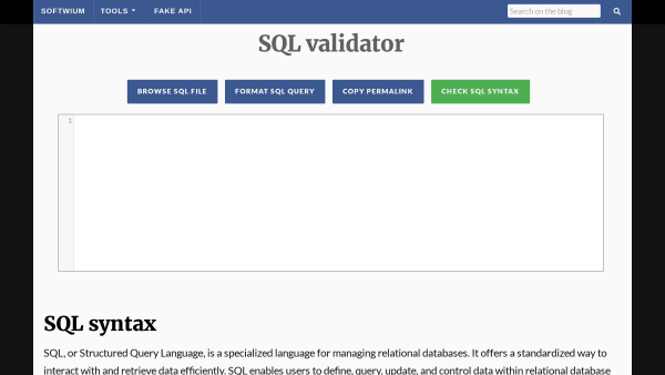 Softwium's website screenshot