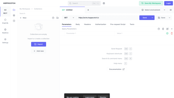 Hoppscotch's website screenshot