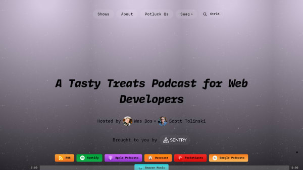 Syntax's website screenshot