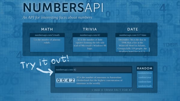 Numbers's website screenshot