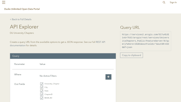 Ducks Unlimited's website screenshot