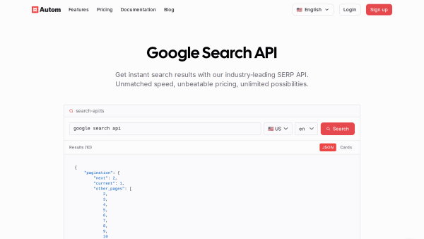 Autom's website screenshot