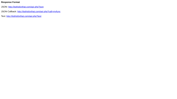 ItsThisForThat's website screenshot