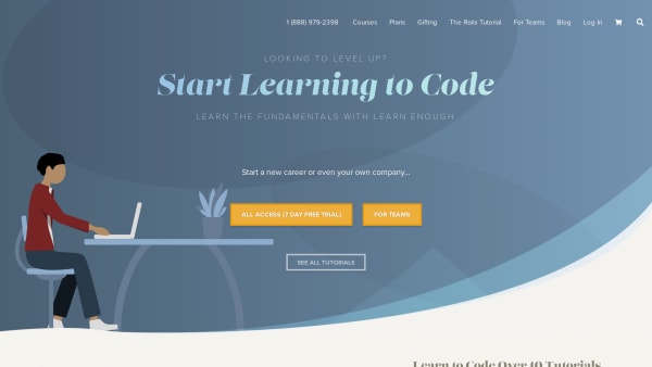 Learn Enough to Be Dangerous's website screenshot