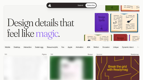 Design Spells's website screenshot