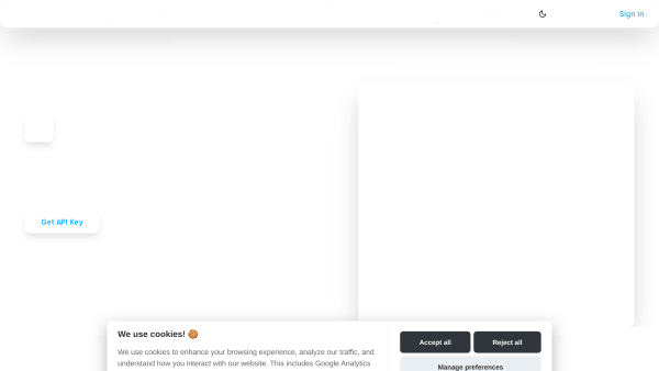 Air Quality Index's website screenshot
