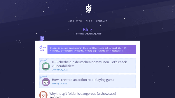 Rene Rehme's website screenshot