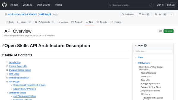 Open Skills's website screenshot
