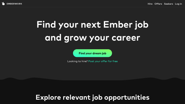 EMBERWORK's website screenshot