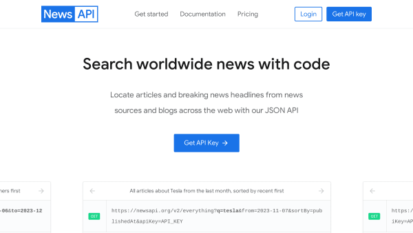 News's website screenshot