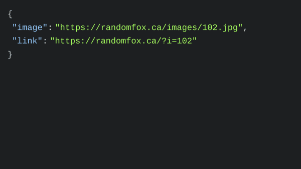 RandomFox's website screenshot