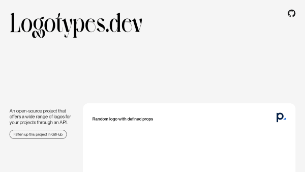 Logotypes's website screenshot